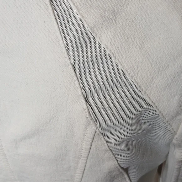BlankNYC white double zip mesh jacket size small - Picture 5 of 15